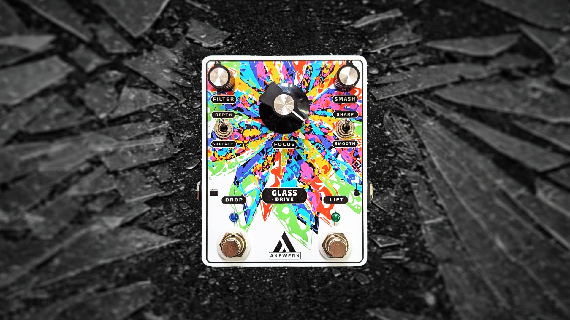 The Glass Drive guitar pedal